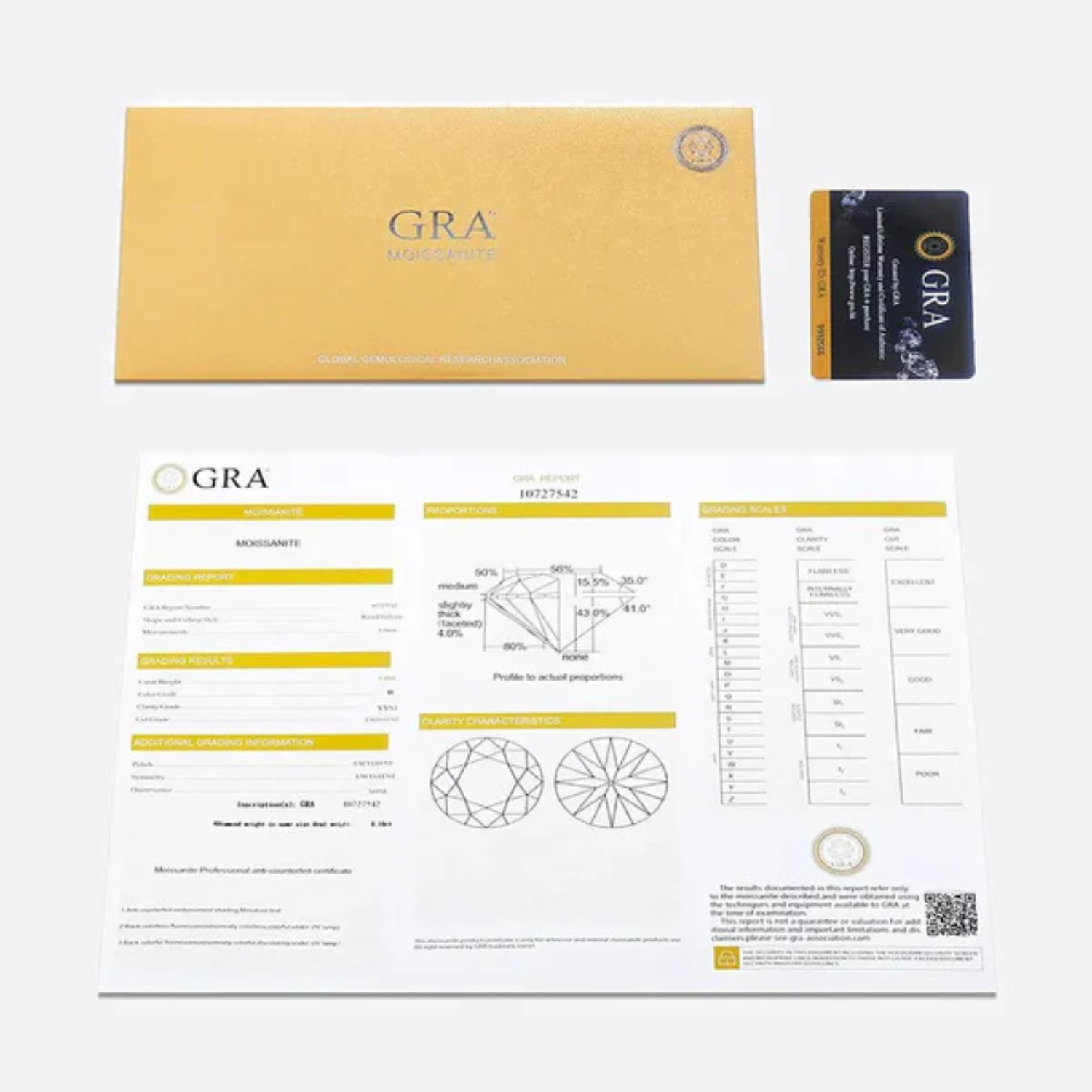 Pierścionek Aziza Moissanite