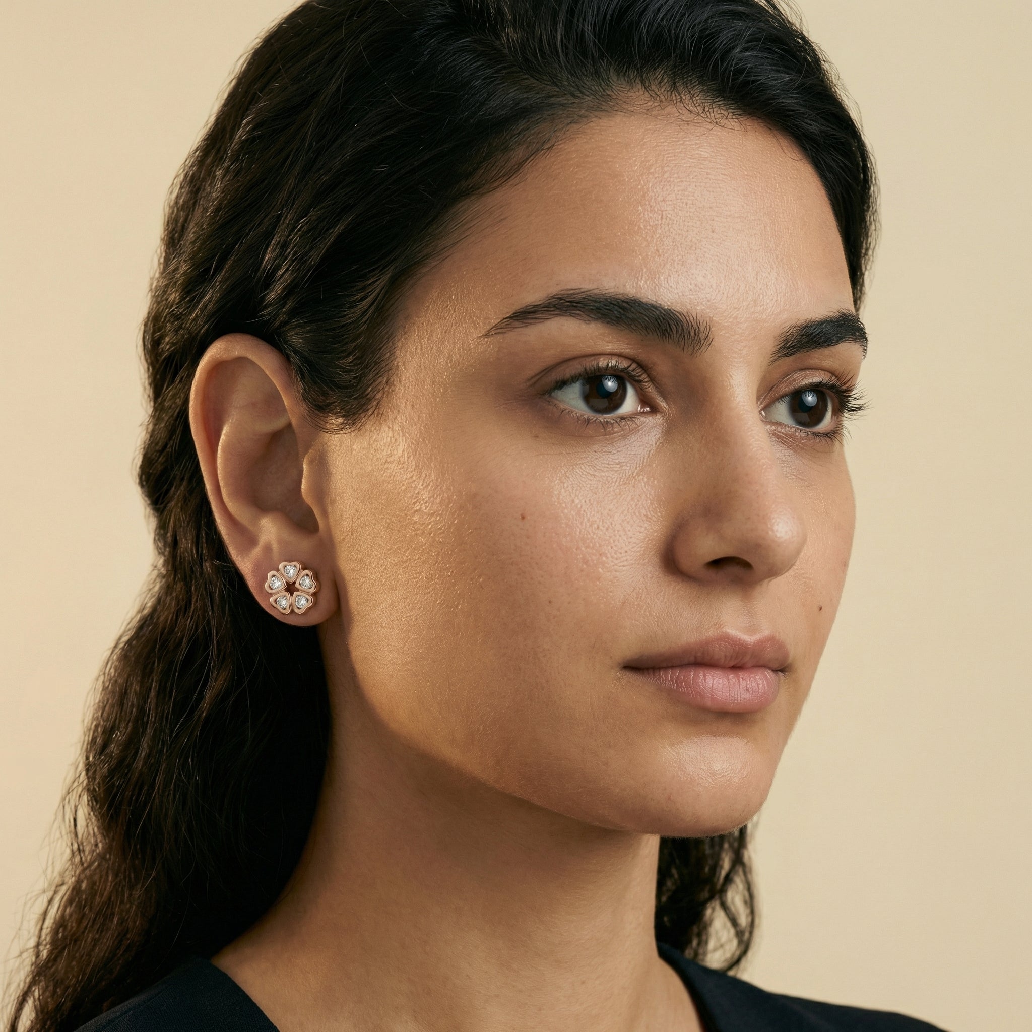 Kolczyki Malak Moissanite