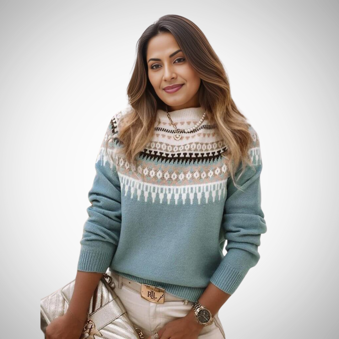 Sweter Norweski Esther dla Kobiet